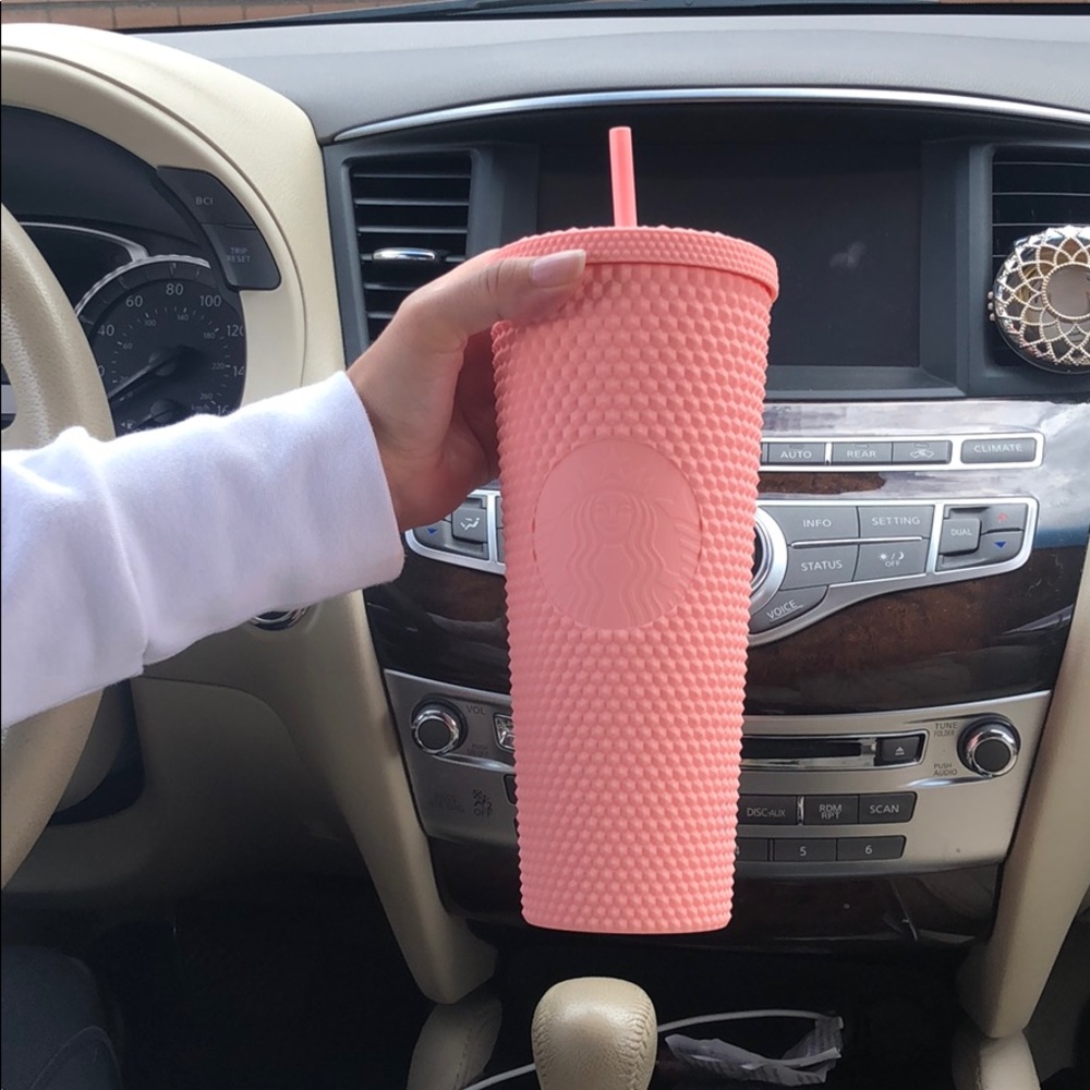 Starbucks matte pink tumbler